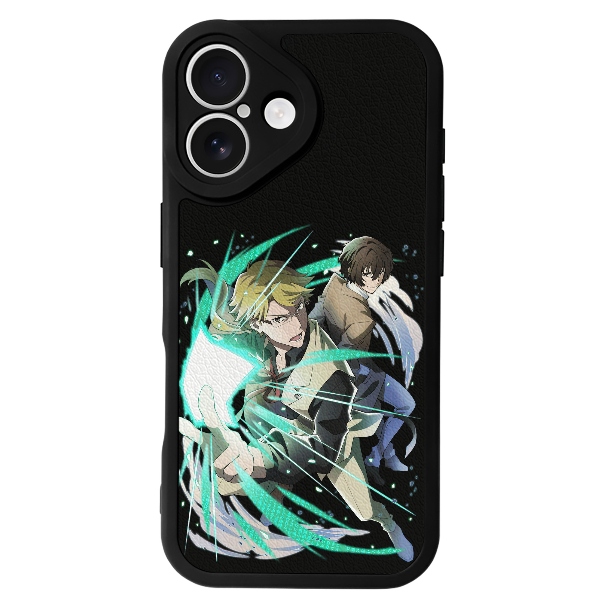 （画像用） 文豪ストレイドッグス Bungo Stray Dogs 【iPhone 16シリーズ対応】シリコンスマホケース（レザー調） 材質：シリコン